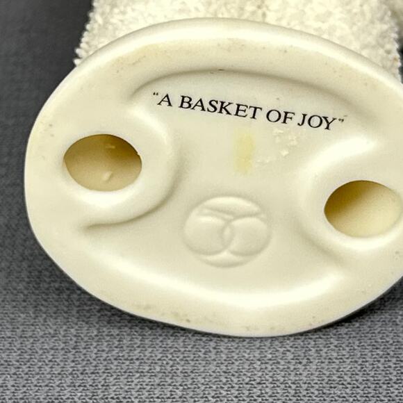 VTG Dept 56 Snowbabies A Basket of Joy Lincolnshirt Snowjade Angel Ornament Lot - Picture 6 of 16